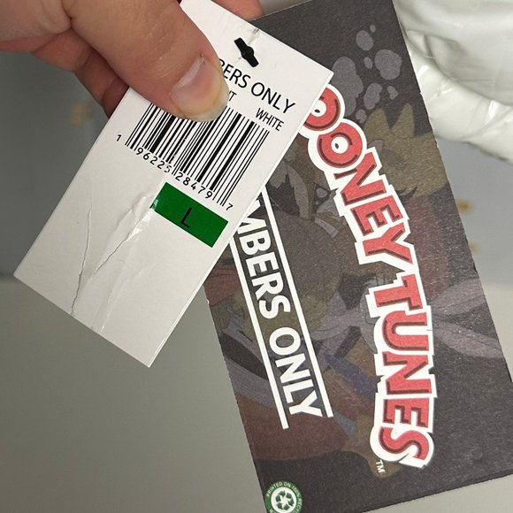 Members Only Hi-Shine Looney Tunes Lining Jacket Sz: L - Picture 6 of 6